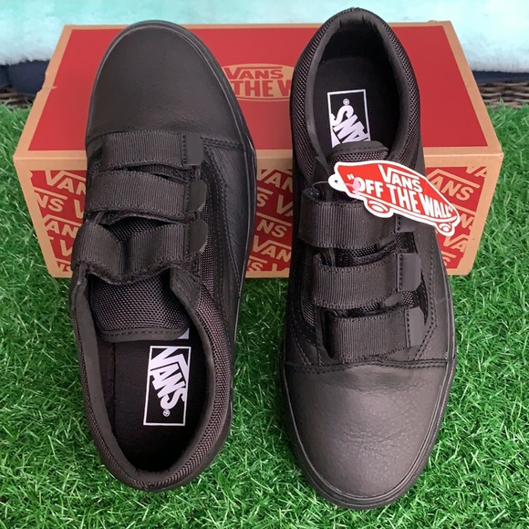 VANS OLD SKOOL V LEATHER Ballistic/Black WMNS - Picture 8 of 17